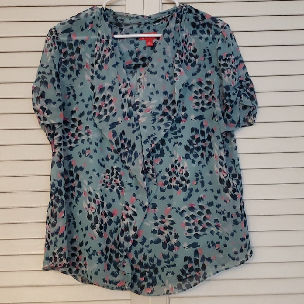 2pc. Tank and blouse paint brush design size XL